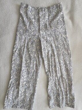 SZ Blockprints Disco Pants - Blue & White Floral